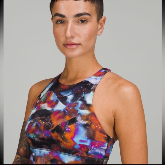 Lululemon Energy Long Line Bra High
Neck - Hyper Drift Multi - Picture 5 of 6
